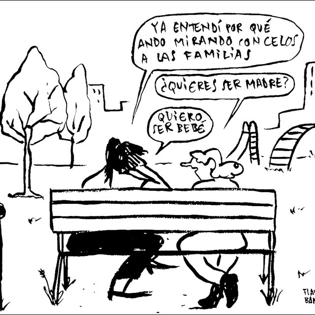 Jaja qué risa pero ahora en serio: pensé eso. Y no creo que sea la única con esa sensación, con un anhelo de familia per