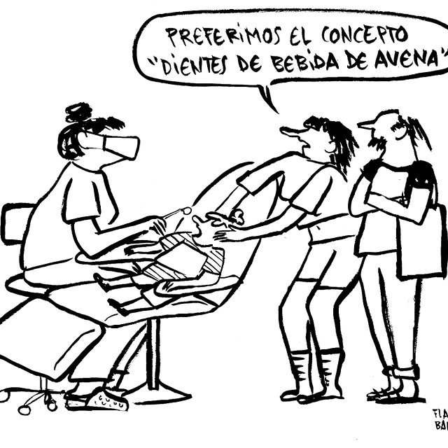 Algunos hippies. La imagen 4 es la versión zurda de la imagen 5, que en su día (2019) causó revuelo y peticiones de firm