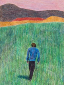 Farigola, 2026
Colored Pencil on paper
20x13,5 cm