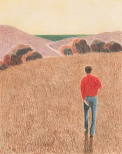 Es veu el mar, 2026
Colored Pencil on paper
15x21 cm