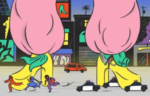 “I Love Boosters,” Reviewed: A Socialist-Surrealist Shoplifting Fantasy

Boots Riley’s new film is an exuberantly invent