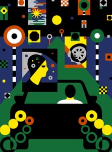 Art for this week's fiction story "The Dreamdrive," by Weike Wang.

Illustration by @chrishchris