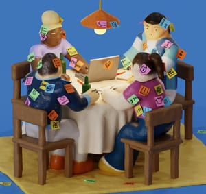 Misery Loves Company—If There Are Snacks

Do “Admin Nights” make people more productive or less lonely?

Illustration by