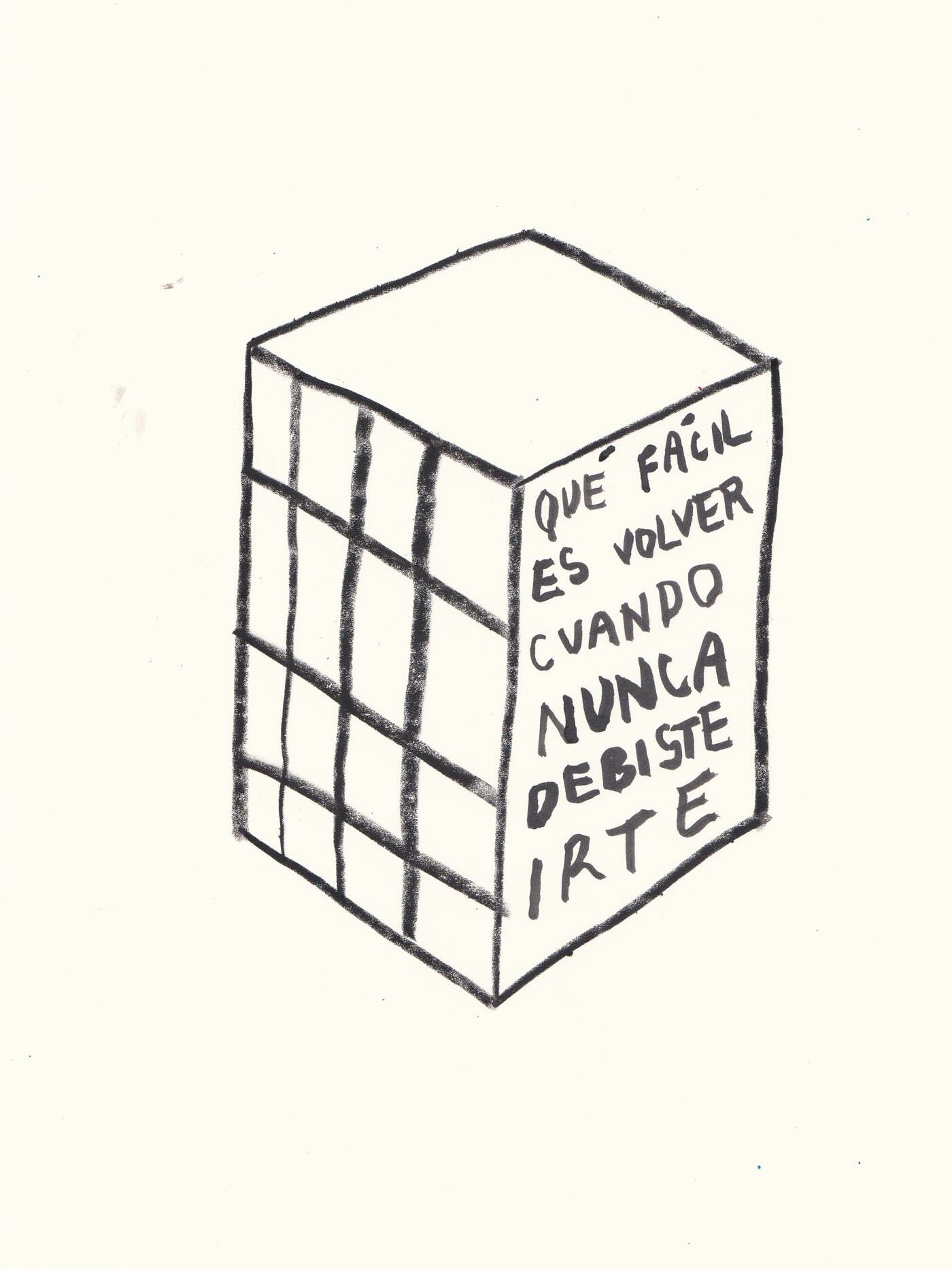 Fig. 1-3: Bocetos con tinta china, crayones y lápices de color.
