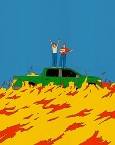 Hitchhikers 👍

#travel #fire #oil #usa #illustration