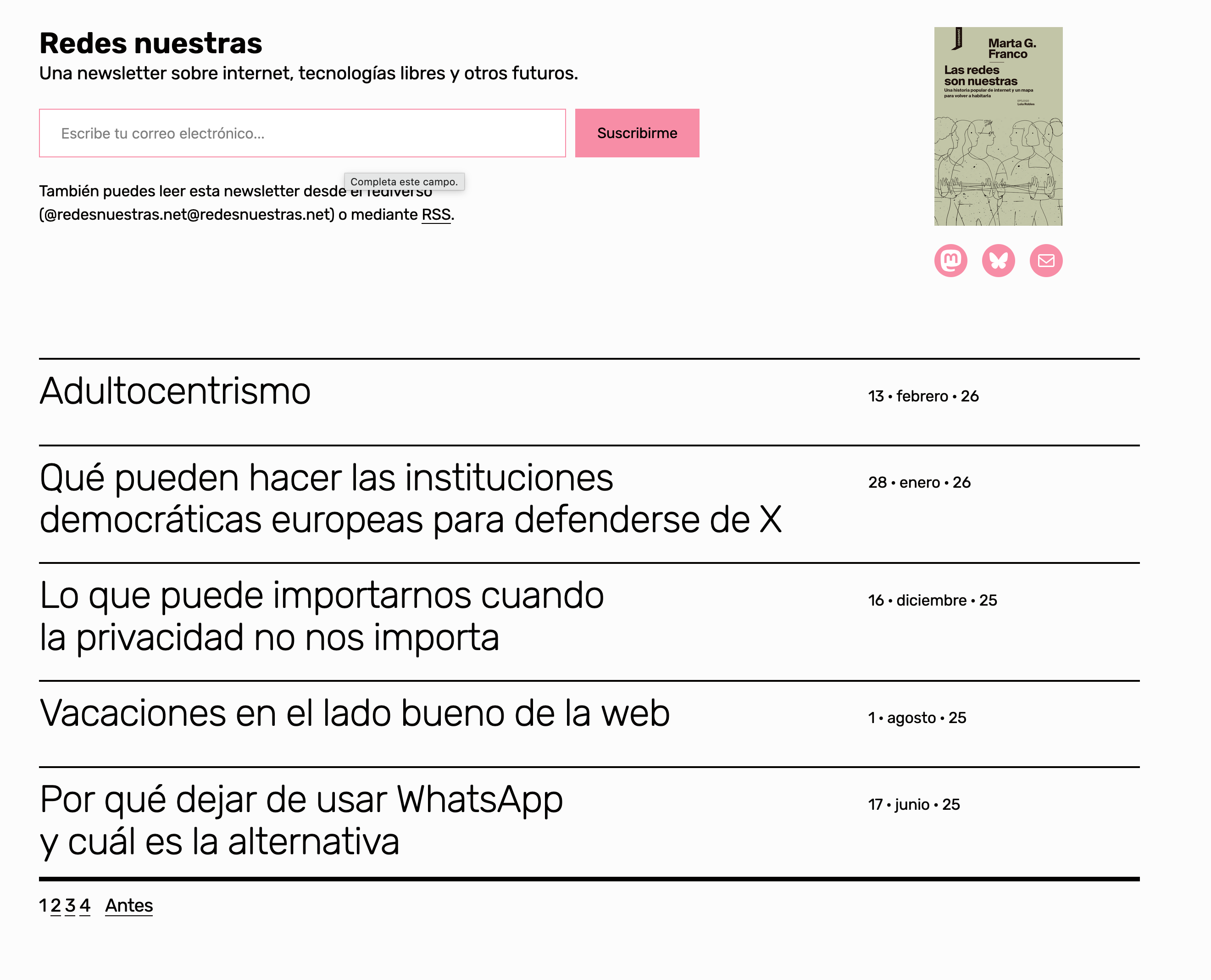 Redes nuestras